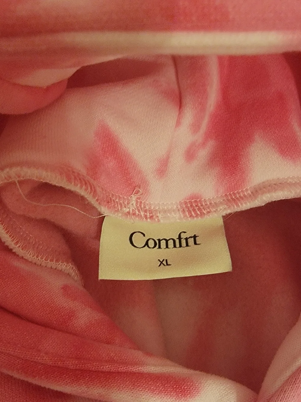 Minimalist Paw Tie-Dye Dog Hoodie — Pink